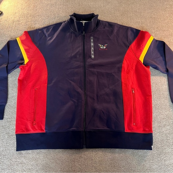 Men's Stylish Navy and Red jacket - Picture 1 of 5